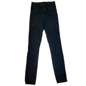 Urban Outfitters BDG Seam High Rise Black Jeans Size 26 Distressed Skinny